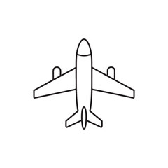 Plane icon. Flying planes. Flight transport symbol. Plane outline. Plane logo. Travel illustration. Holiday symbol. Vector illustration.