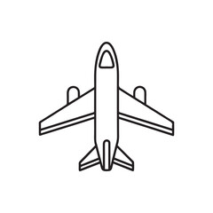 Plane icon. Flying planes. Flight transport symbol. Plane outline. Plane logo. Travel illustration. Holiday symbol. Vector illustration.