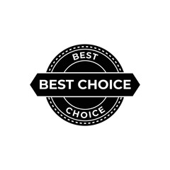Set of best choice stamp, label, or logo. Vector illustration for web design