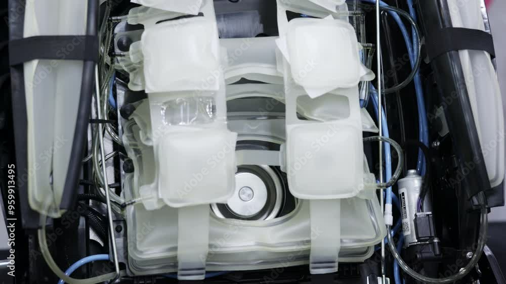 Poster advanced robotics equipment specifically designed for various medical applications and fields. media