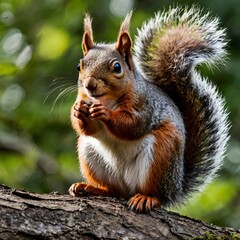 Fototapeta premium squirrel generative ai