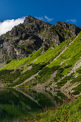 Black Pond lake in Tatra mountains, Poland