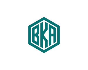 BKA logo design vector template. BKA