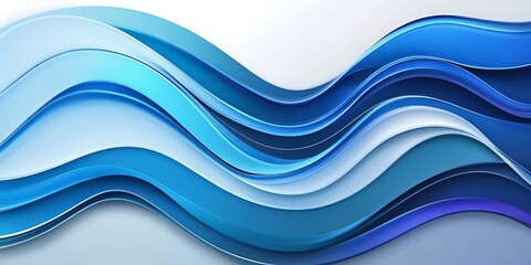 Fototapeta premium High quality hyper realistic abstract background with a colorful wave generative ai