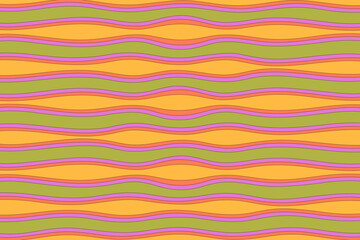Retro Groovy Psychedelic Background
