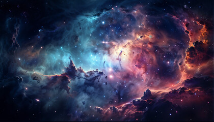 Fototapeta premium nebula and space