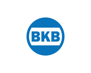 BKB logo design vector template. BKB