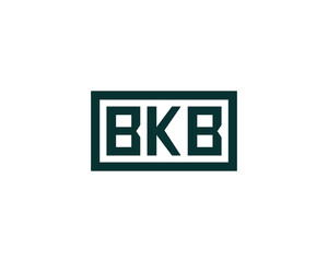 BKB logo design vector template. BKB