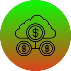 Cloud Money Icon