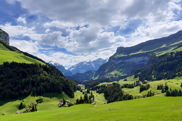 Alps Landscape Background