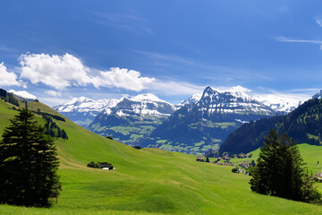 Alps Landscape Background