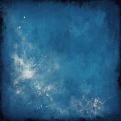 grunge blue background with space