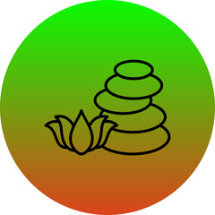 Hot Stone Icon
