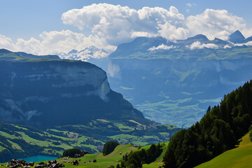 Alps Landscape Background