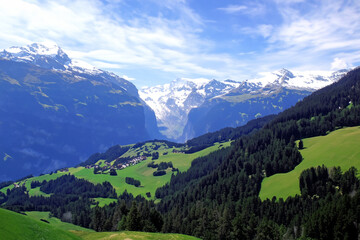 Obraz premium Alps Landscape Background