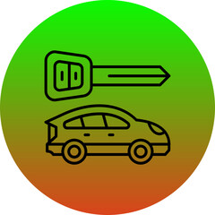 Car Key Icon