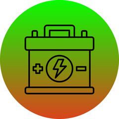 Obraz premium Car Battery Icon