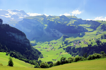 Obraz premium Alps Landscape Background