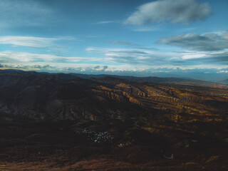 landscape with clouds