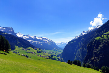 Obraz premium Alps Landscape Background