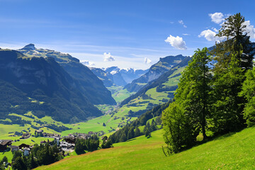 Alps Landscape Background