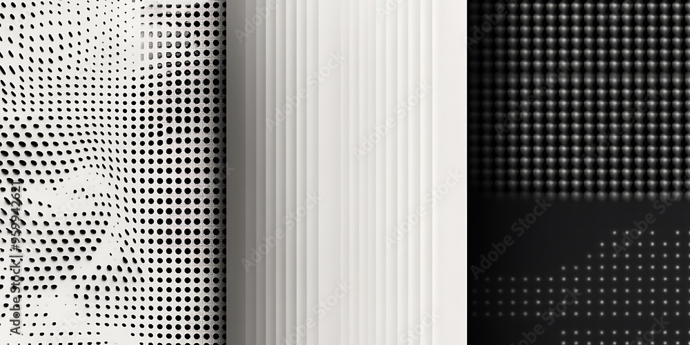 Poster minimalist geometric patterns featuring clean, sharp lines and abstract shapes in monochrome and pas