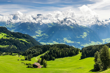 Alps Landscape Background