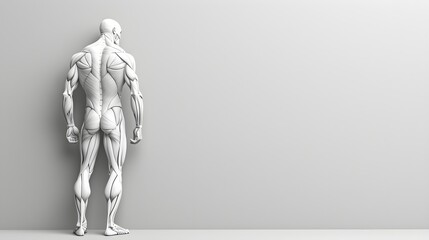 3D model of human muscles