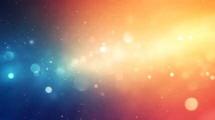 Abstract Background with Bokeh Lights and Gradient Colors