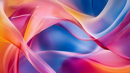 Fototapeta premium Abstract Colorful Swirling Fluid Design