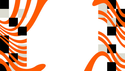 Organic geometric pattern for brochure, presentation or advertising