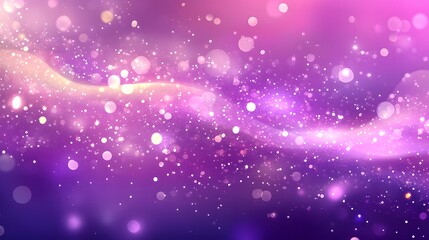 Obraz premium Abstract Purple and White Bokeh Background with Glitter and Sparkle