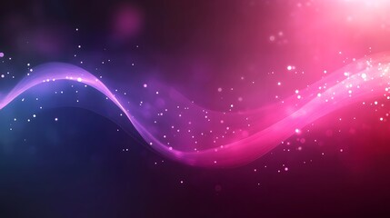 Obraz premium Abstract Pink and Blue Swirling Background with Bokeh Lights