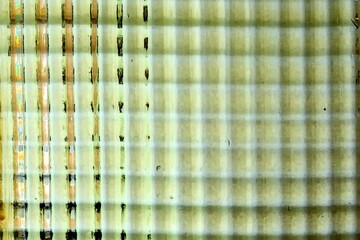 Drawing green white decorative ornamental glass.