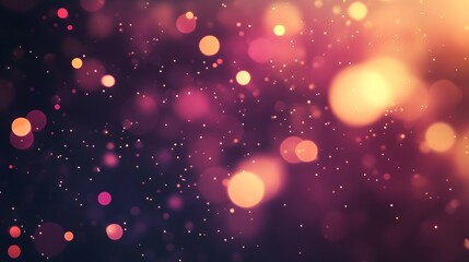 Obraz premium Abstract Blurred Background with Pink and Yellow Bokeh Lights