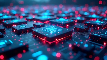 Abstract Visualization of Container Orchestration Platforms in Cybersecurity Data Centers with Networked Servers and Digital Interfaces