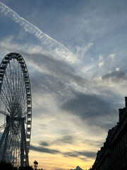 Ferris Wheel, Sunset