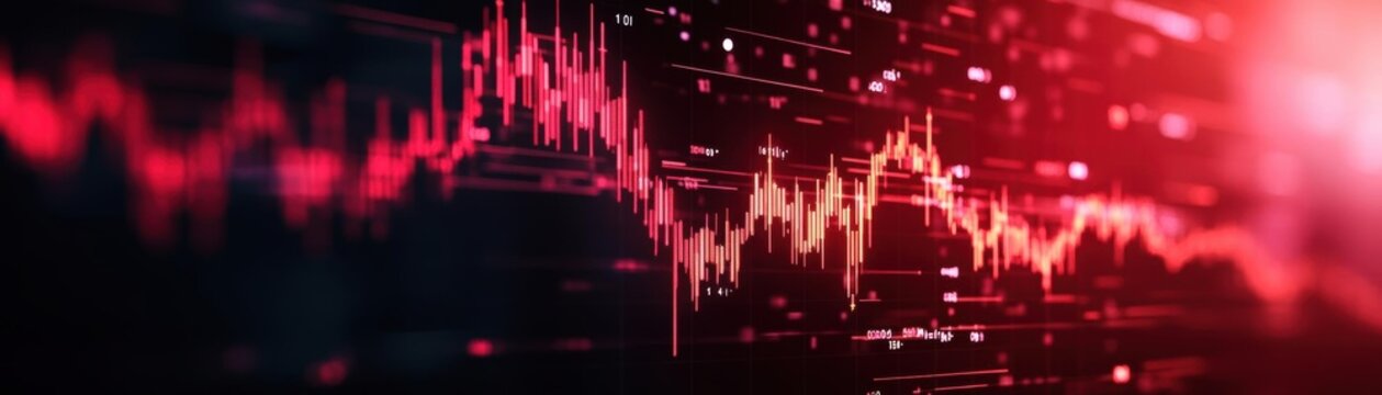 Debt shown as red bars shrinking over time on a digital forecast graph, symbolizing debt reduction strategies
