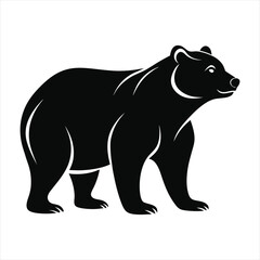 bear silhouette vector