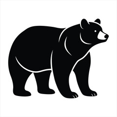 bear silhouette vector