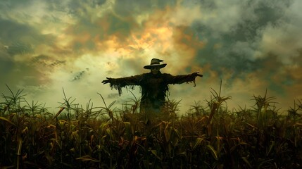 Twilight Sentinel. Halloween Scarecrow.