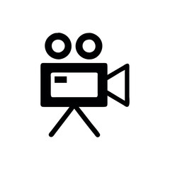 Video Camera simple Outline lcon, logo 