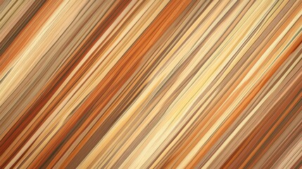 Striped Wooden Background with Diagonal Lines Abstract Art - Brown, Beige, and Orange Hues