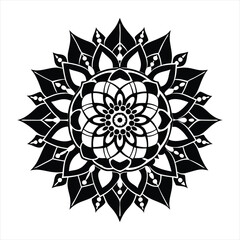 Mandala ornament vector illustration
