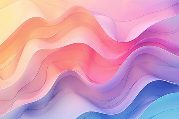 Fototapeta premium Abstract Gradient Background with Gentle Waves
