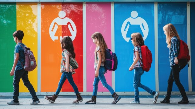 A zero tolerance banner at a school, promoting a safe and inclusive environment.
