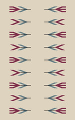 Kilim Carpet modern Pattern with texture and trending colors in high resolution
