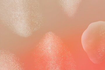Fototapeta premium Cream Taupe Coral Spectrum Overlay with Soft Abstract Texture and Sparkle
