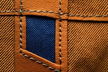 Fototapeta premium denim texture background ideal for fashion, textile, and design projects.