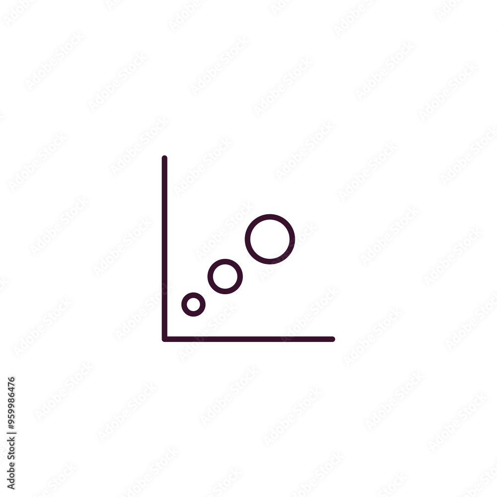 Poster thin outline icon. Linear vector from business concept. Thin line thin icon isolated on white background